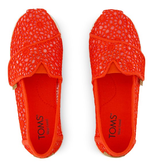 Παιδικές Εσπαντρίγιες Toms για Κορίτσια Flame Moroccan Crochet (Μεγέθη 30-35,5)
