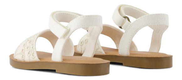 Βρεφικά Σανδάλια Toms Remi Ankle Strap για Κορίτσια Egret Botanical Eyelet (Μεγέθη 22-28,5)