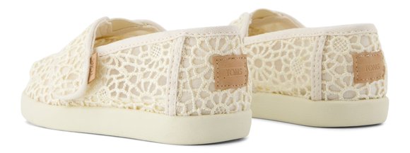 Βρεφικές Εσπαντρίγιες Toms για Κορίτσια Beige Moroccan Crochet (Μεγέθη 21-28,5)