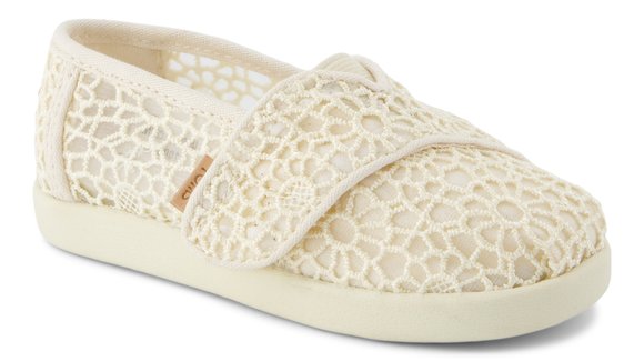 Βρεφικές Εσπαντρίγιες Toms για Κορίτσια Beige Moroccan Crochet (Μεγέθη 21-28,5)