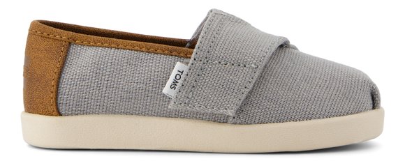 Βρεφικές Εσπαντρίγιες Toms για Αγόρια Grey/Brown (Μεγέθη 19,5-28,5)