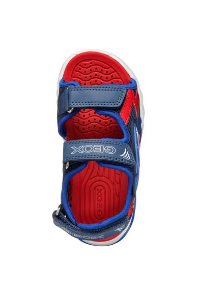 Παιδικά Σανδάλια Geox Ciberdron για Αγόρια Navy/Red Shark (Μεγέθη 25-33)