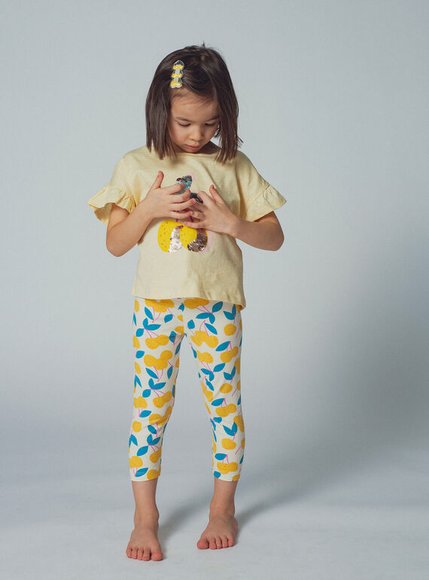 Παιδικό Κολάν για Κορίτσια Lemon Print