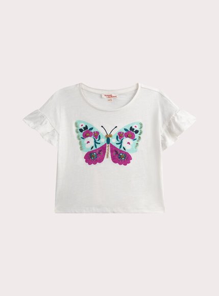 Παιδική Μπλούζα για Κορίτσια White Butterfly