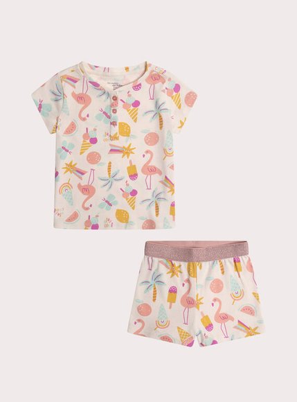 Παιδικό Σετ για Κορίτσια Flamingo Party - ΛΕΥΚΟ φωτογραφία