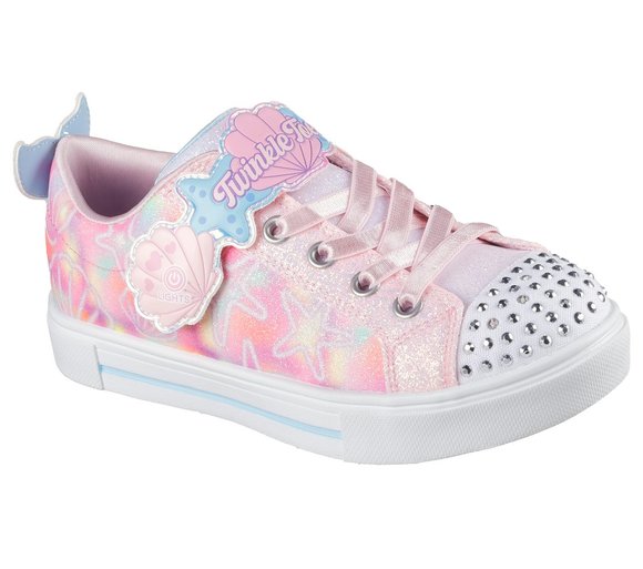 Παιδικά Παπούτσια Skechers Twinkle Toes για Κορίτσια Pink Underwater (Μεγέθη 27-35)