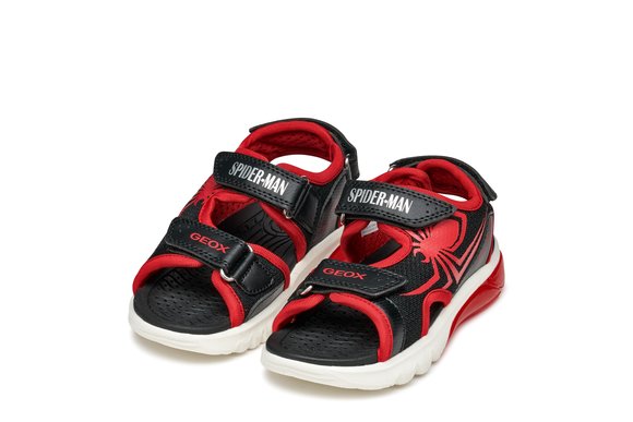Παιδικά Σανδάλια Geox Ciberdon για Αγόρια Red Miles Morales (Μεγέθη 25-33)