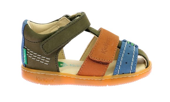 Βρεφικά Παπούτσια Kickers Kick bazar για Αγόρια Kaki camel bleu (Μεγέθη 20-26)