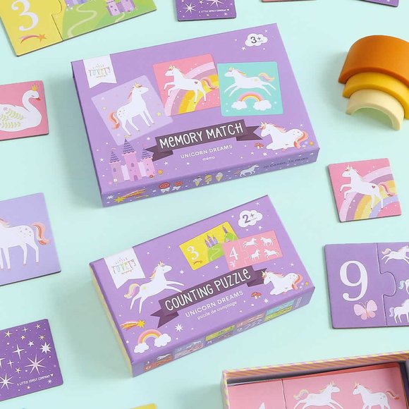 Βρεφικό Επιτραπέζιο Παιχνίδι A little Lovely Company Unicorn Dreams για 3+ ετών - ΠΟΛΥΧΡΩΜΟ φωτογραφία