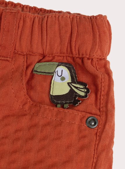Βρεφική Βερμούδα για Αγόρια Burnt Orange Toucan - ΠΟΡΤΟΚΑΛΙ φωτογραφία