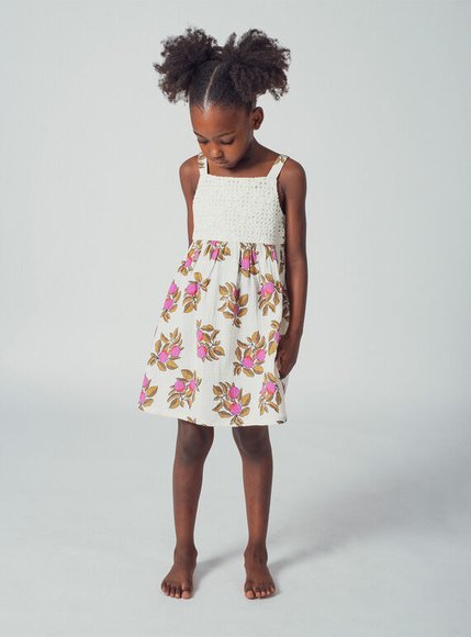 Παιδικό Φόρεμα για Κορίτσια Crema Boho