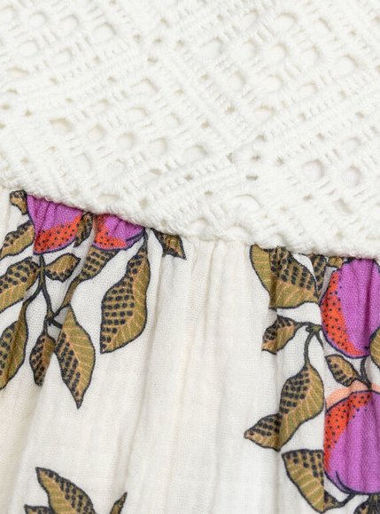 Παιδικό Φόρεμα για Κορίτσια Crema Boho