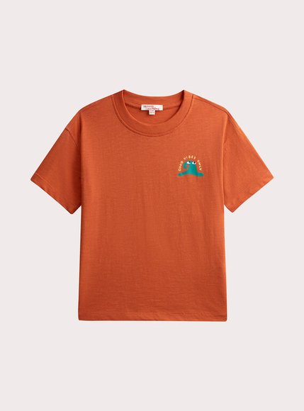 DPAM Παιδική Μπλούζα για Αγόρια Orange Vibes - ΠΟΡΤΟΚΑΛΙ