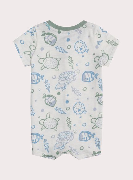Βρεφική Πιτζάμα για Αγόρια Green Underwater