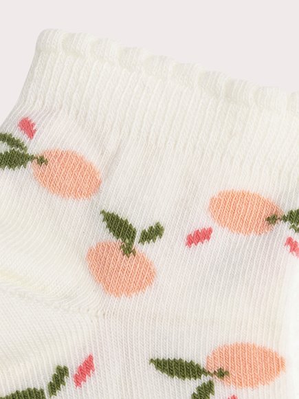 Παιδικές Κάλτσες για Κορίτσια Peach Print
