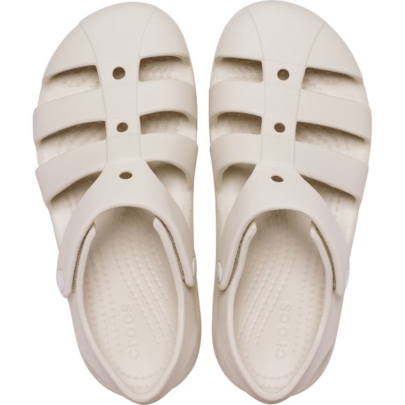 Παιδικά Σανδάλια Crocs Classic Fisherman για Κορίτσια Beige (Μεγέθη 28-35)