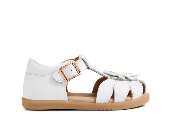 BOBUX Βρεφικά Σανδάλια Bobux Step up Petal για Κορίτσια White (Μεγέθη 20-22) - ΛΕΥΚΟ