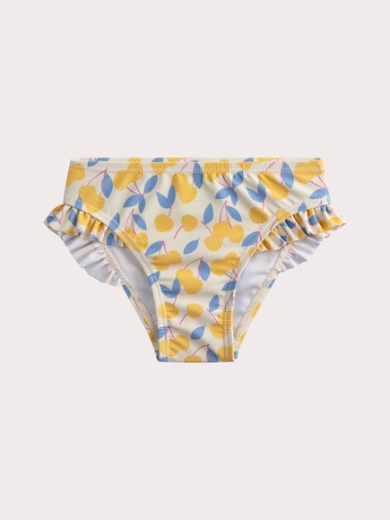 Σετ Βρεφικό Μαγιό και Αντιηλιακή Μπλούζα για Κορίτσια Lemon Print