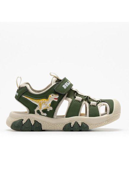 Παιδικά Παπουτσοπέδιλα Bullboys Velociraptor για Αγόρια Green (Μεγέθη 26-35)
