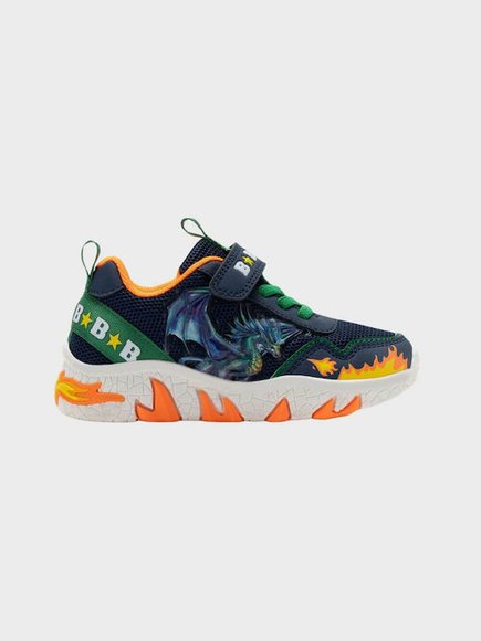 Παιδικά Παπούτσια Bullboys Dragon για Αγόρια Blue (Μεγέθη 27-35)