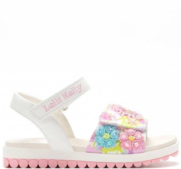 Παιδικά Σανδάλια Lelli Kelly Eloise για Κορίτσια Bianco Fantasia (Μεγέθη 26-35)