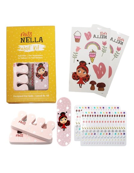 MISS NELLA Σετ Νυχιών & Αξεσουάρ Μiss Nella - ΠΟΛΥΧΡΩΜΟ