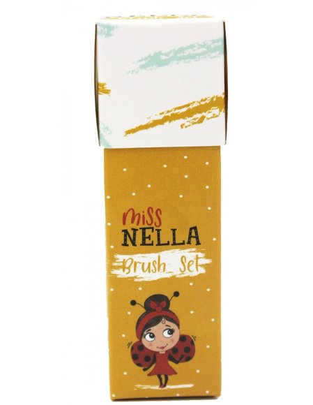 Παιδικό Σετ Πινέλων Μακιγιάζ Miss Nella