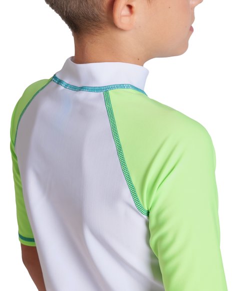 Παιδική Αντηλιακή UV Μπλούζα Arena Rash Vest για Αγόρια White/Lime - ΠΡΑΣΙΝΟ φωτογραφία