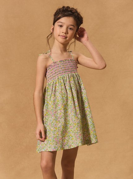 Παιδικό Φόρεμα για Κορίτσια Green Sunbathing