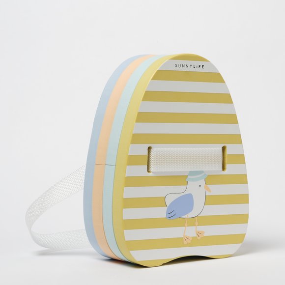 SUNNYLIFE Παιδικό Σωσίβιο Πισίνας Sammy the Seagull Mustard Stripe