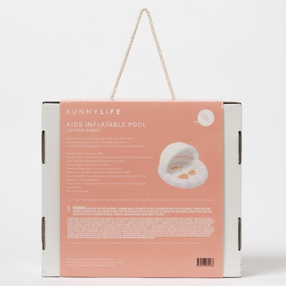 SUNNYLIFE Παιδική Φουσκωτή Πισίνα Cotton Candy Cherry