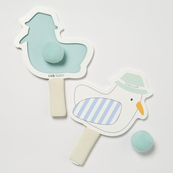 SUNNYLIFE Παιδικές Ρακέτες Velcro Sammy the Seagull Blue Stripe