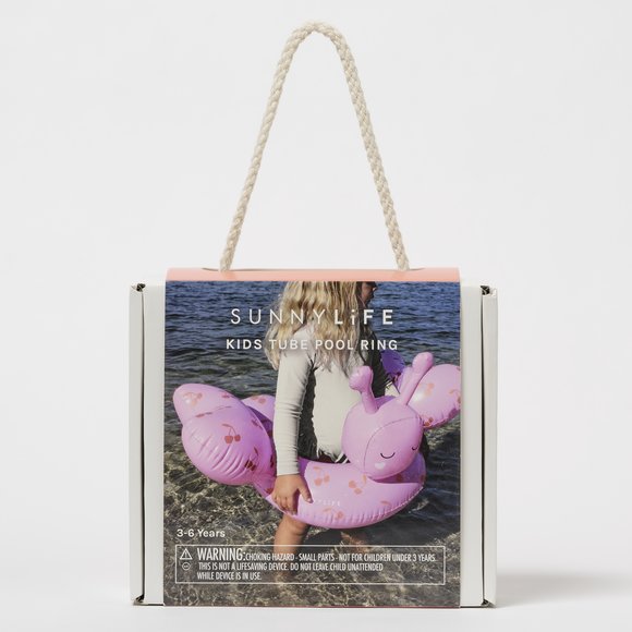SUNNYLIFE Παιδική Φουσκωτή Κουλούρα Κολύμβησης Cotton Candy Cherry