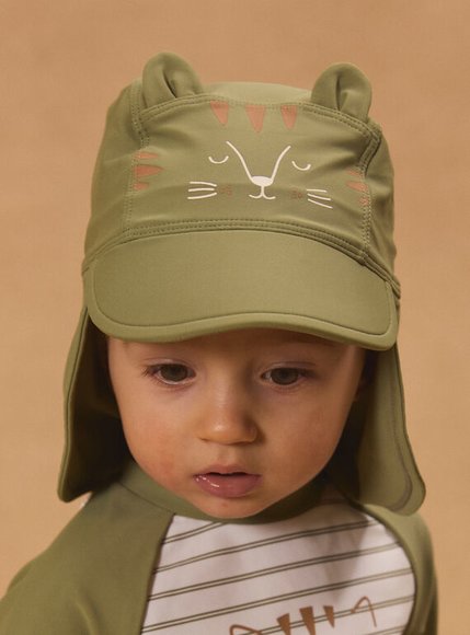 Βρεφικό Καπέλο για Αγόρια Chaki Tiger