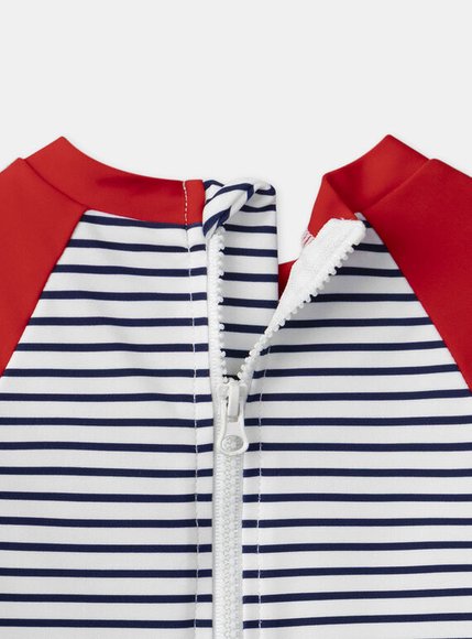 Βρεφικό Ολόσωμο Μαγιό για Αγόρια Striped Matelot