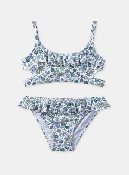 Παιδικό Μαγιό για Κορίτσια Blue Garden - ΛΕΥΚΟ φωτογραφία