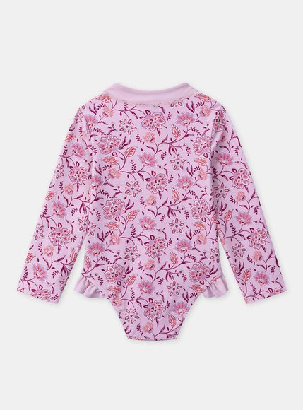 Παιδικό Ολόσωμο Μαγιό για Κορίτσια Pink Vintage Floral