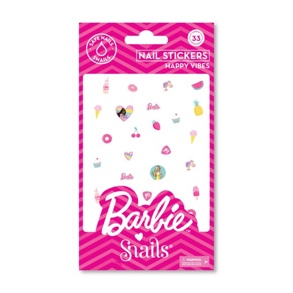Παιδικά Αυτοκόλλητα Νυχιών Barbie Snails - Happy Vibes