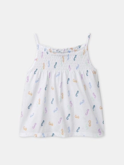 Παιδικό Σετ για Κορίτσια Orange Seahorses - ΛΕΥΚΟ φωτογραφία