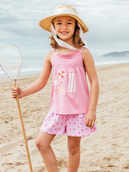 SERGENT MAJOR Παιδικό Σετ για Κορίτσια Pink Beach Essentials - ΡΟΖ