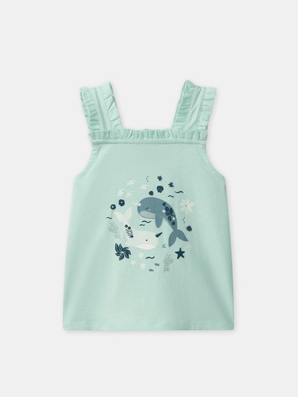 Παιδικό Σετ για Κορίτσια Floral Ocean - ΜΠΛΕ φωτογραφία