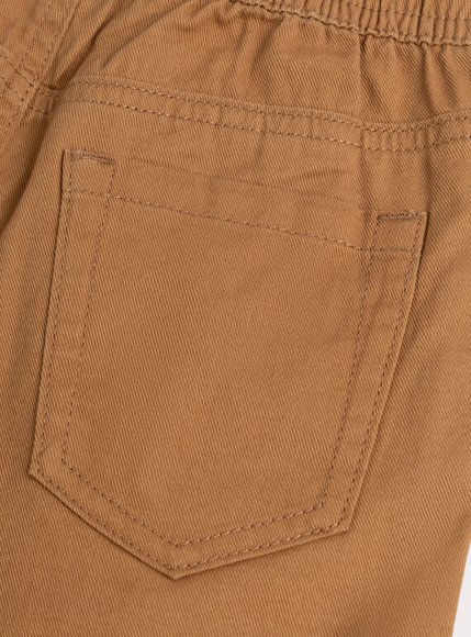 Παιδική Βερμούδα για Αγόρια Brown Twill