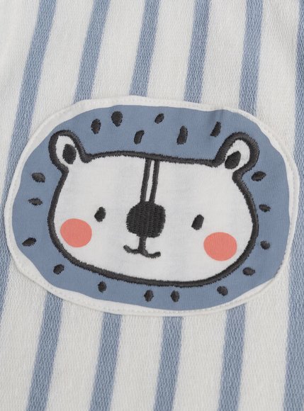 Βρεφικό Ολόσωμο Φορμάκι για Αγόρια Baby Blue Bear