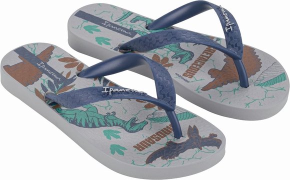 Παιδικές Σαγιονάρες Ipanema για Αγόρια Grey Dinosaurs (Μεγέθη 27-36)
