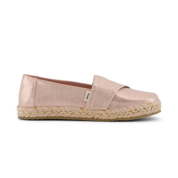 TOMS Παιδικές Εσπαντρίγιες Toms Alpargata Rope 2.0 για Κορίτσια Pale Rose Metallic (Μεγέθη 30-35,5) - ΡΟΖ