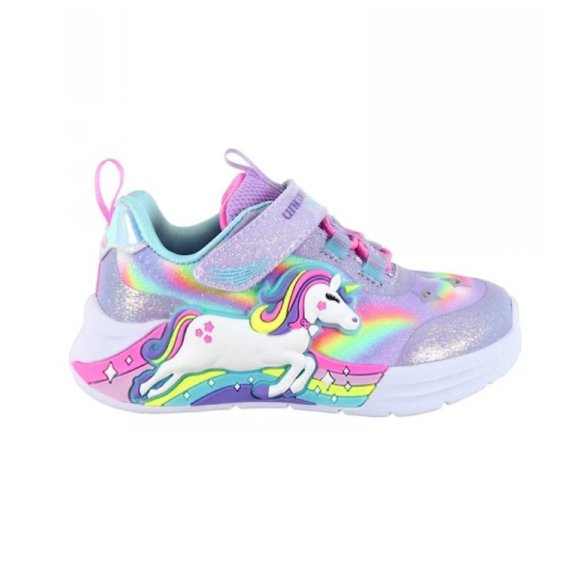 Βρεφικά Παπούτσια Skechers για Κορίτσια Unicorn Chaser Lights (Μεγέθη 24-26,5)