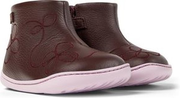 Βρεφικά Μποτάκια Camper Twins για Κορίτσια Burgundy (Μεγέθη 22-26)