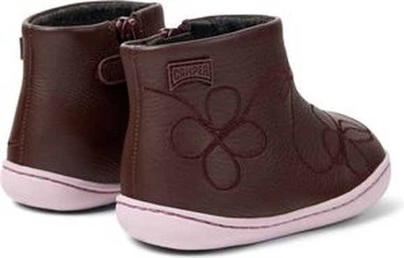 Βρεφικά Μποτάκια Camper Twins για Κορίτσια Burgundy (Μεγέθη 22-26)