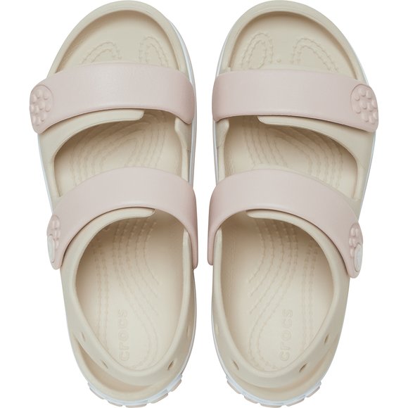 Παιδικά Σανδάλια Crocs Cruiser για Κορίτσια Beige/White (Μεγέθη 28-35)