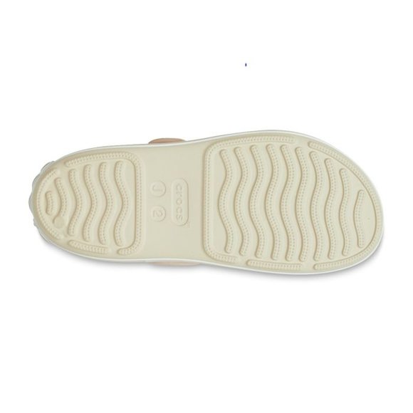 Βρεφικά Σανδάλια Crocs Cruiser για Κορίτσια Beige/White (Μεγέθη 19-28)
